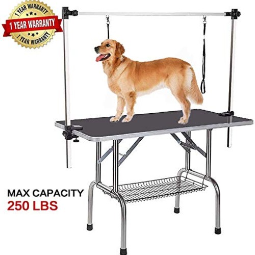 Eishi Pet Dog Stable Pet Groomings Table for Large Dogs Foldable ...