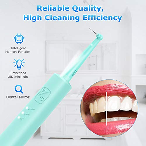 Electric Plaque Remover for Teeth, Ultrasonic Tooth Cleaner Denta...
