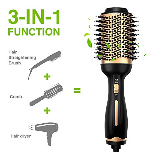 Hair Dryer Brush, Blow Hair Dryer And Volumizer 3 in 1 Blow Dryer...