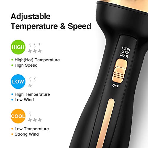 Hair Dryer Brush, Blow Hair Dryer And Volumizer 3 in 1 Blow Dryer...