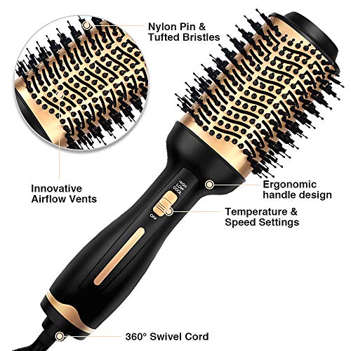 Hair Dryer Brush, Blow Hair Dryer And Volumizer 3 in 1 Blow Dryer...
