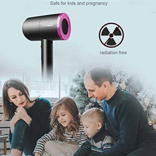 Hair Dryer Ionic, Elegant Life 1800W Professional Blow Dryer Buil...