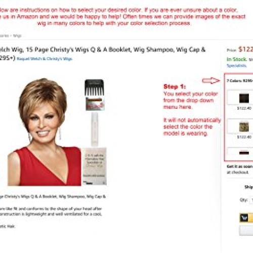 Bundle - 4 Items: Jazz Wig By Ellen WIlle, Christys Wigs Q & A B...