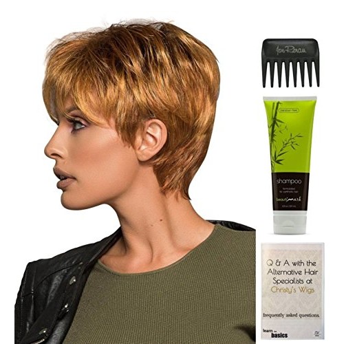 Bundle - 4 Items: Jazz Wig By Ellen WIlle, Christys Wigs Q & A B...