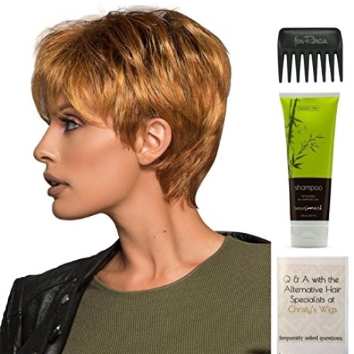 Bundle - 4 Items: Jazz Wig By Ellen WIlle, Christys Wigs Q & A B...