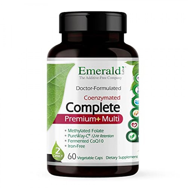 Emerald Labs Complete 2-Daily Multi - Multivitamin with Coenzyme ...