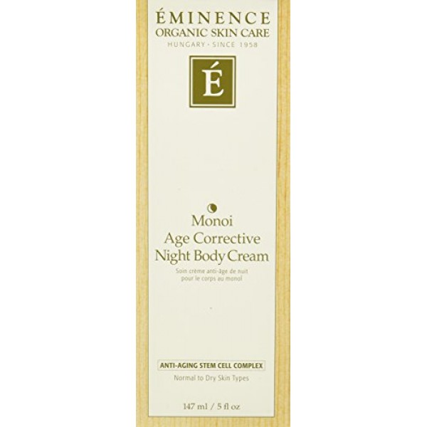 Eminence Monoi Age Corrective Night Body Cream, 5 Ounce