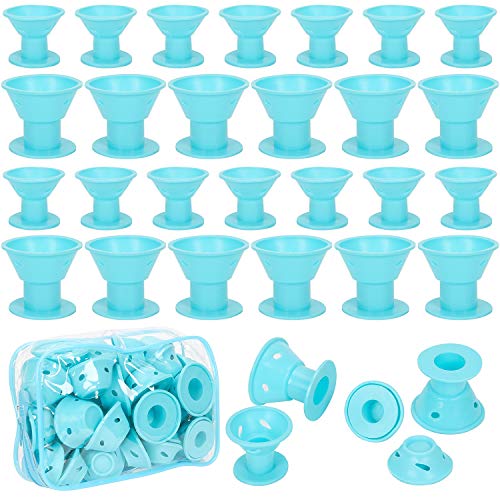 Emoly 40 Pcs Magic Silicone Hair Rollers - Include 20pcs Large Si...