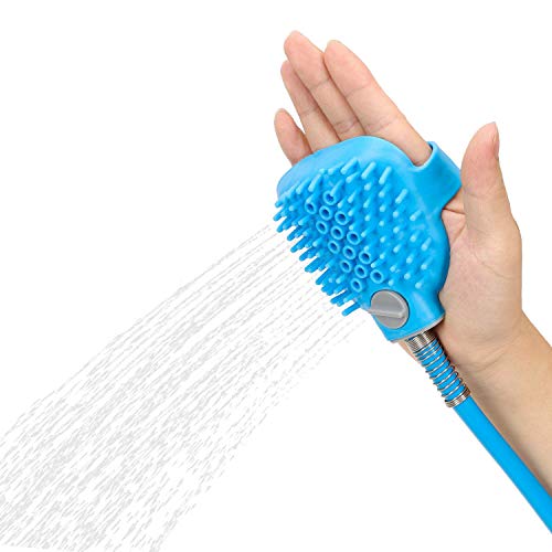Emoly Pet Shower Kit, 2 in 1 Pet Bathing Tool Shower Sprayer, Adj...