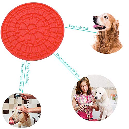 EMPOROI Dog Lick Mat, Lick mat for Dogs, Slow Feeder lickimats fo...
