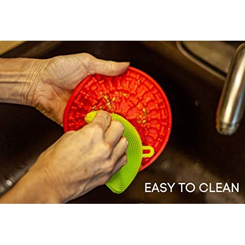 EMPOROI Dog Lick Mat, Lick mat for Dogs, Slow Feeder lickimats fo...