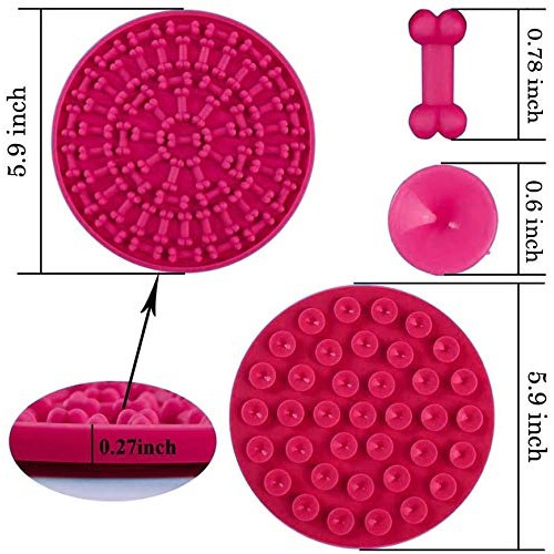 EMPOROI Dog Lick Mat, Lick mat for Dogs, Slow Feeder lickimats fo...