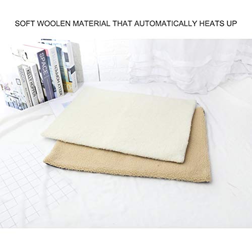 Enfudid Pet Blanket Mat, Self-Warming Cat Bed Pad, Thermal Pet Cr...