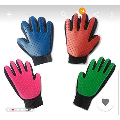 Pet Grooming Glove Silicone Brush for Hair Removal, Pet Hair Mud ...