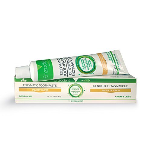 Vetoquinol Enzadent Enzymatic Toothpaste for Cats & Dogs – 3.2 oz...