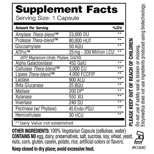 Enzymedica - Digest Gold with ATPro, Daily Digestive Support Supp...