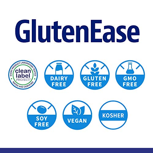 Enzymedica, GlutenEase, Food Intolerance Digestive Aid, 60 Capsul...