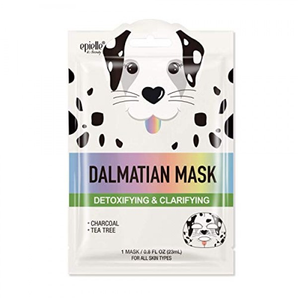 Epielle Character Sheet Masks | Animal Spa Mask | Dalmatian, Zebr...
