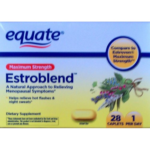 Equate - Estroblend, Maximum Strength, 28 Caplets Compare to Est...