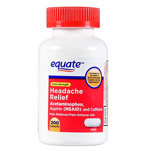 Equate Extra Strength Headache Relief Acetaminophen Tablets, 200 ...