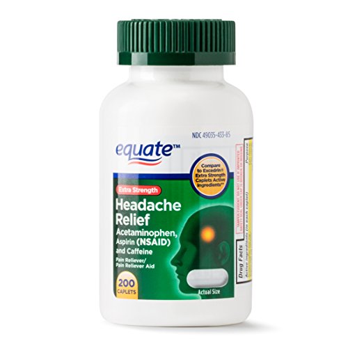 Equate Extra Strength Headache Relief, Compared to Excedrin Caple...