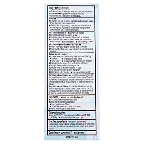 Equate - Headache Relief, Extra Strength, Acetaminophen, Aspirin ...