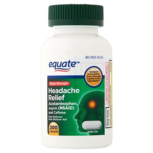 Equate - Headache Relief, Extra Strength, Acetaminophen, Aspirin ...