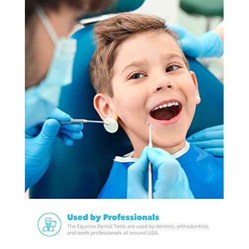 Equinox International Dental Hygiene Kit - Includes Tarter Scrape...