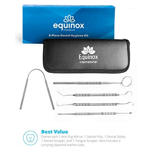 Equinox International Dental Hygiene Kit - Includes Tarter Scrape...