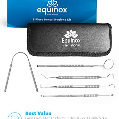 Equinox International Dental Hygiene Kit - Includes Tarter Scrape...