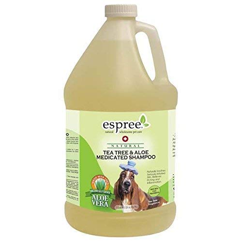 Espree Natural Dog Shampoo Tea Tree and Aloe Medicated Pro Pet Gr...