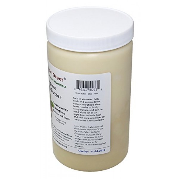 Shea Butter - 32 oz. - 2 lbs - Organic - Unrefined - In resealabl...