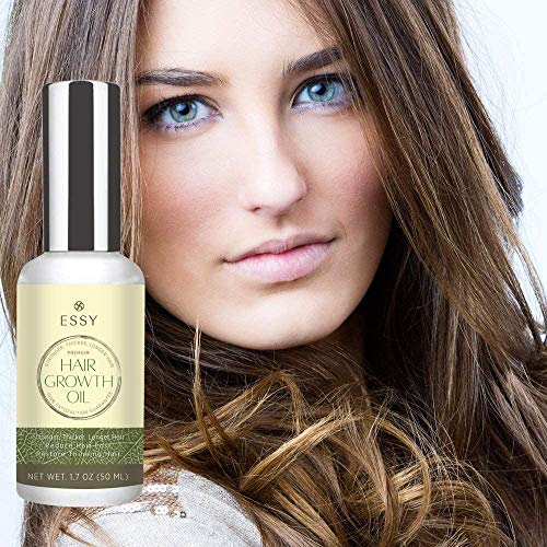 Natural Growth Hair Oil with Caffeine - Hair Growth Oil for Stron...