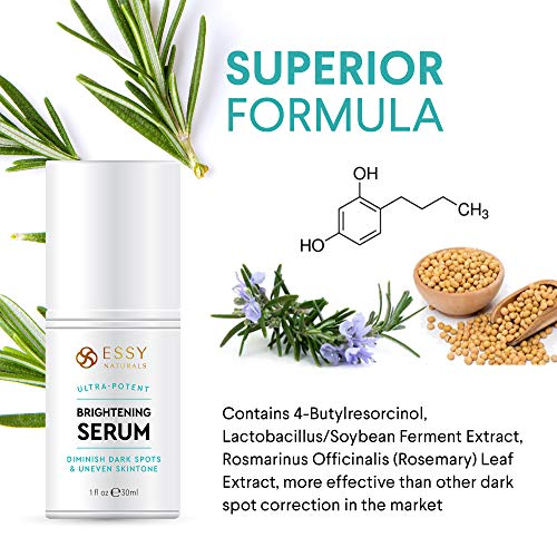 EssyNaturals Dark Spot Corrector Remover for Face, Treating Melas...