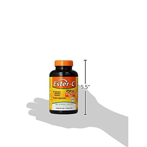 Ester-C 250 mg Chewable Wafers 125