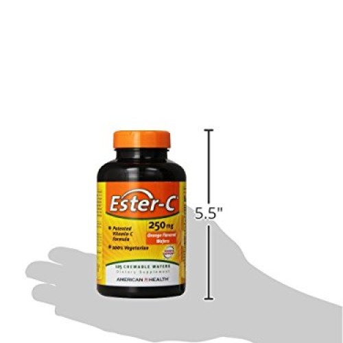 Ester-C 250 mg Chewable Wafers 125