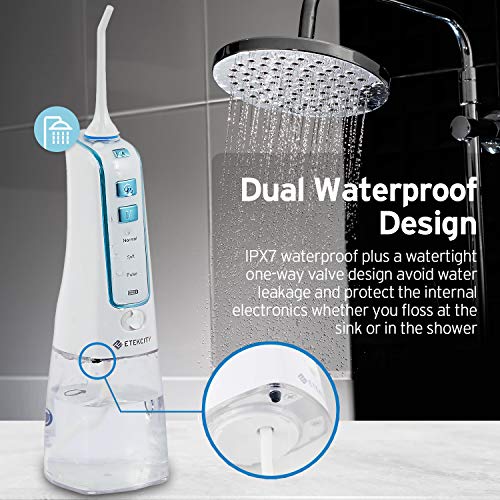 Water Flosser Cordless Dental Oral Irrigator, Water Pick/Pik Teet...