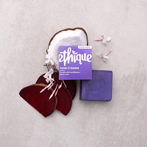 Ethique Purple Conditioner Bar for Blonde Hair, Tone It Down - Su...