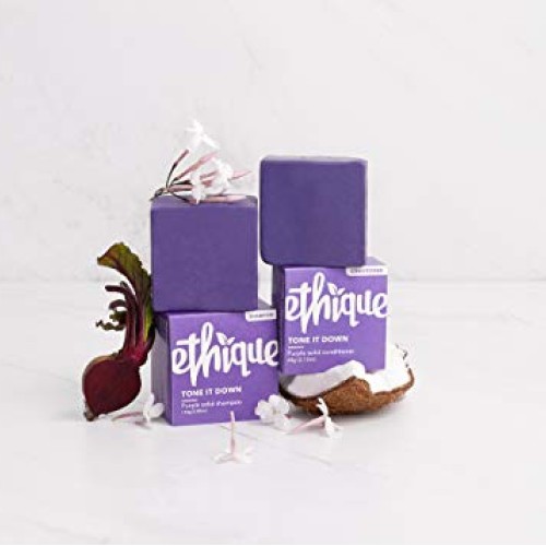 Ethique Purple Conditioner Bar for Blonde Hair, Tone It Down - Su...
