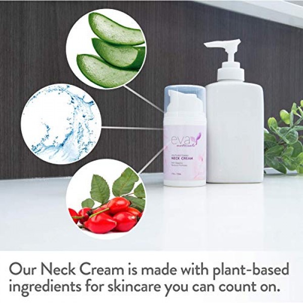 Neck Firming Cream by Eva Naturals 1.7 oz Airless Pump - Firmin...