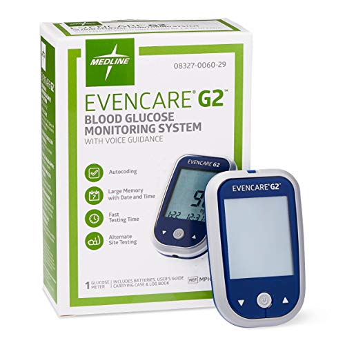 Evencare-MPH1540 Medline EvenCare G2 Blood Glucose Monitoring Met...