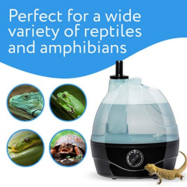 Reptile Humidifier / Fogger - Large Tank - Ideal for a Variety of...