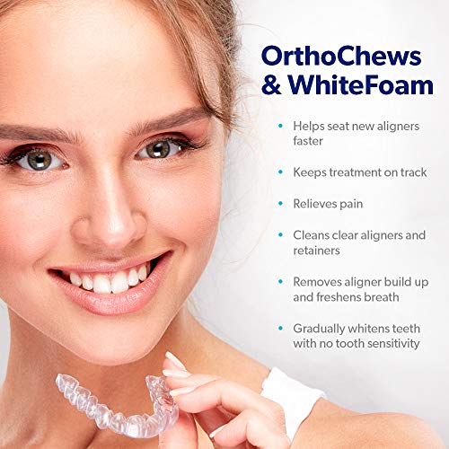 EverSmile WhiteFoam & OrthoChew Value Pack | On-the-Go Clear Reta...