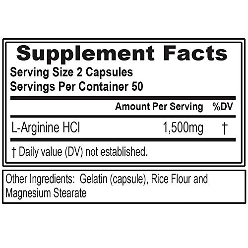Evlution Nutrition L-Arginine 1500 mg, Ultra-Pure Nitric Oxide Su...
