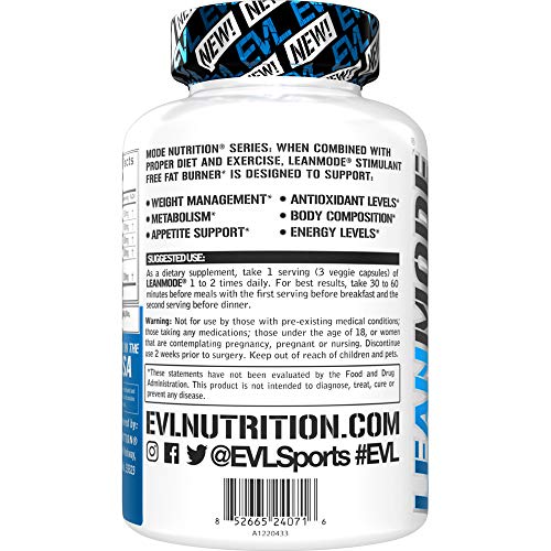 Evlution Nutrition Lean Mode - Complete Stimulant-Free Weight Los...