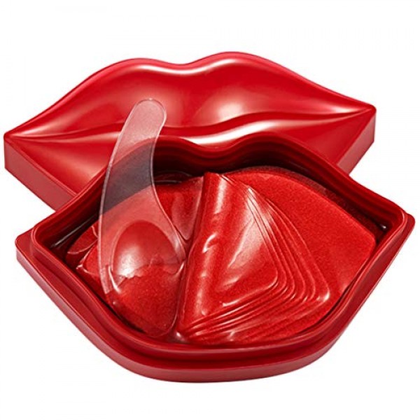 20pcs Rose Lip Mask Moisturising Lip Pads Lip Sleeping Mask Gel C...
