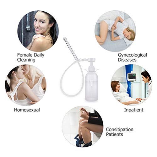 EXCEART 300ml Bidet Bottle Portable Insert Vaginal Cleaning Tool ...