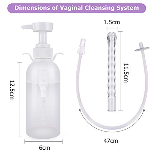 EXCEART 300ml Bidet Bottle Portable Insert Vaginal Cleaning Tool ...