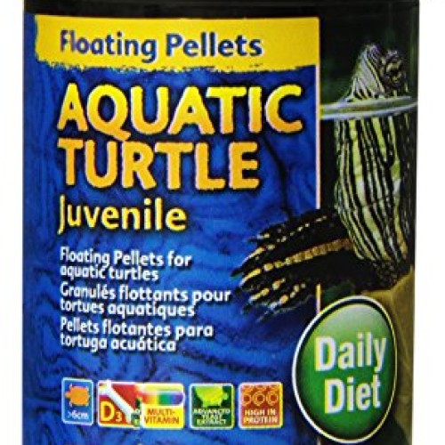 Exo Terra Juvenile Aquatic Turtle Food, Floating Pellets for Rept...