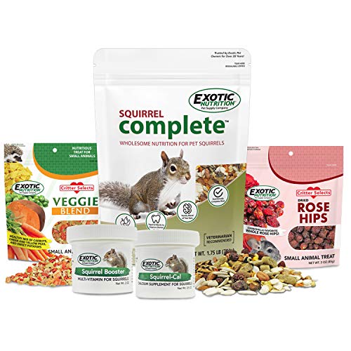 Squirrel Food Starter Package - Includes Nutritionally Complete D...
